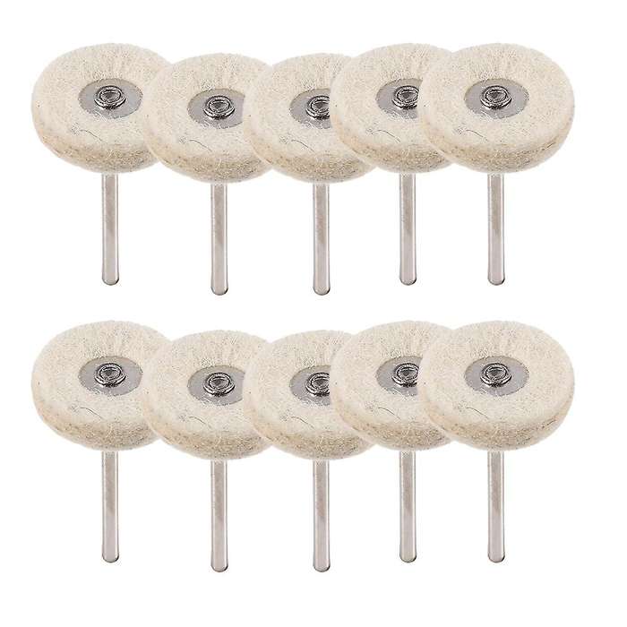 10 Pieces 25mm Felt Installation Polishing Pad Jewelry Polishing Polishing Polishing Pad Set T-shap