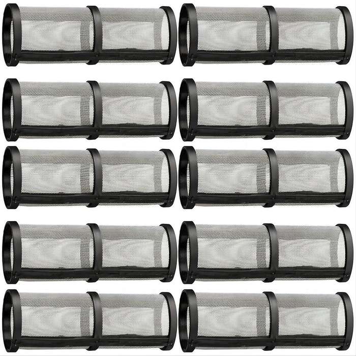 10 Pieces Airless Paint Sprayer Filters 390 395 490 495 595 Pump Manifold Strainer 60 Mesh Compatibl