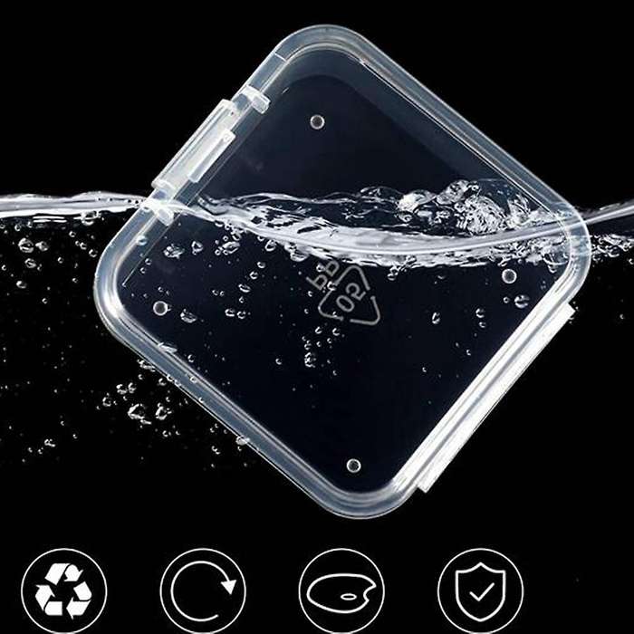 10 Pieces Mini Plastic Clear Storage Box for Collecting Small Items, Beads, Jewelry, Business Cards