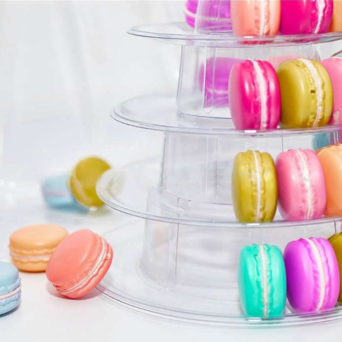 10 Tier Cupcake Holder Stand,round Macaron Tower Stand,clear Cake Display Rack for Wedding Birthday