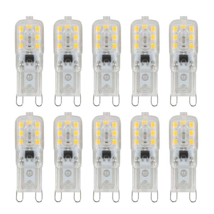10 X G9 5w Led Dimmable Capsule Bulb Replace Light Ac220-240v, Warm White