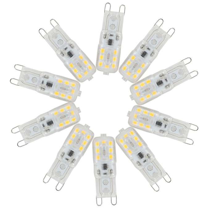 10 X G9 5w Led Dimmable Capsule Bulb Replace Light Ac220-240v, Warm White