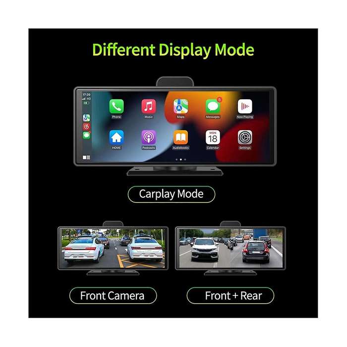 10.26inch Wireless CarPlay & Android Auto Dash Cam ADAS 4K DVRs Bluetooth Audio AUX GPS Navigation