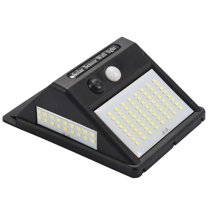 100 Led Solar Light Outdoor Solar Wall Lamp Pir Motion Sensor Waterproof Bulb for Outdoor Garden Por