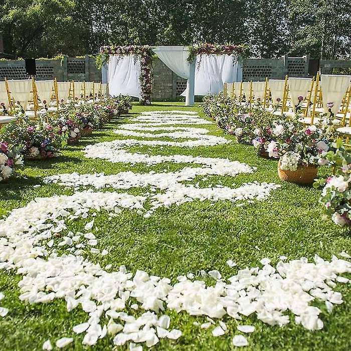 100 Pcs/Set Silk Petals Artificial Flower Petal Compatible Wedding Party Home Hotel Valentine's Day