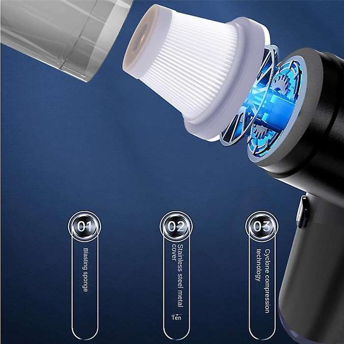 10000pa120w Household Vacuum Cleaner Wireless Car Vacuum Cleaner Suction Dry and Wet Handheld Vacuu