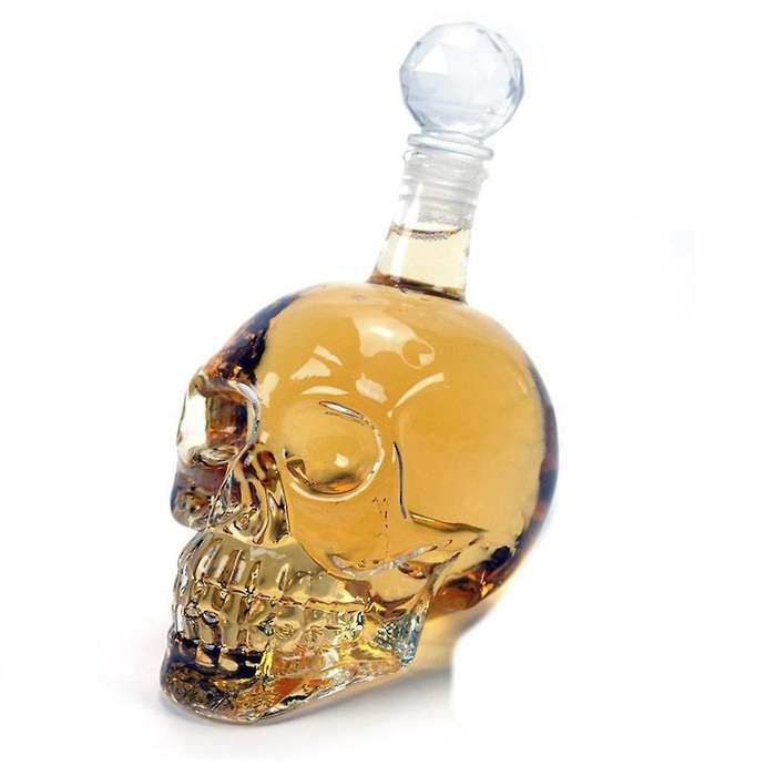 1000ml Decanter Crystal Head Glass Vodka