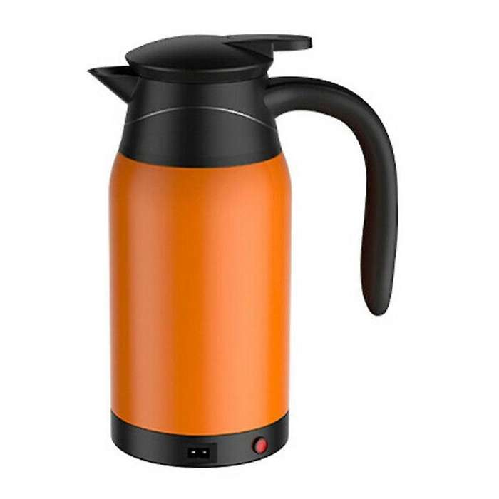 1000Ml 12V Travel Car Kettle, Heater Bottle Pot for Camping Boat Lorry Truck Heating Kettle Electric