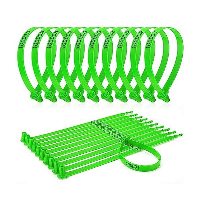 1000pcs Plastic Truck Door Seal Security Seal Tamper Security Lock for Trailer Logistic Shipping Pac