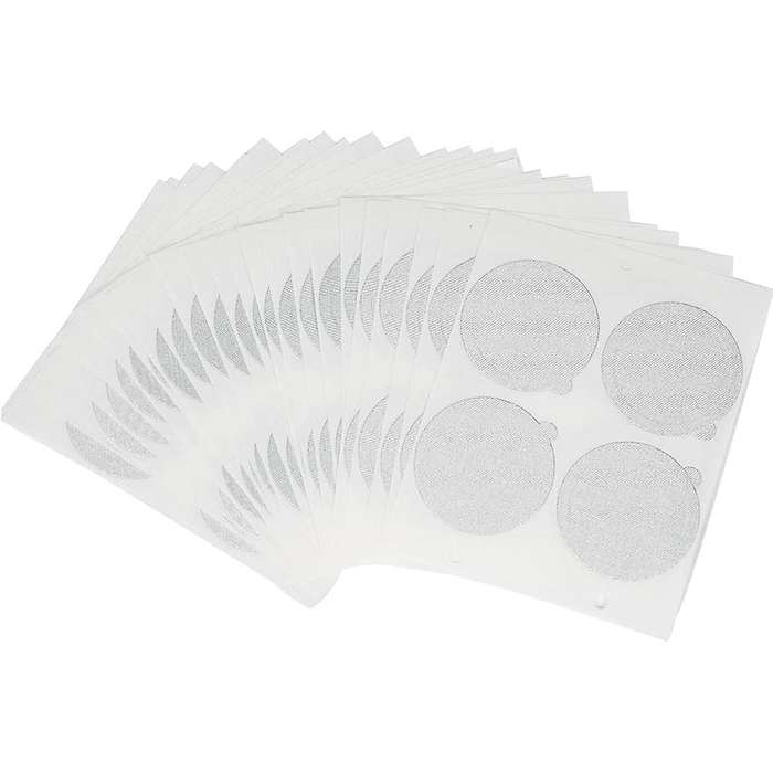 100Pcs Adhesive Aluminum Foil Lids Seals Stickers