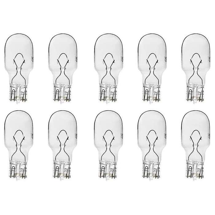 100PCS 921 T15 Bulb Basic Miniature Bulb for License Plate Light Side Marker Automotive Interior Das