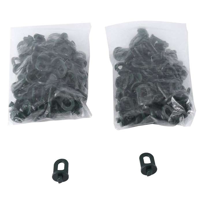 100pcs Greenhouse Hanging Hooks Fastener Tied Buckle Hook Plant Vegetable Grafting Clip Greenhouse