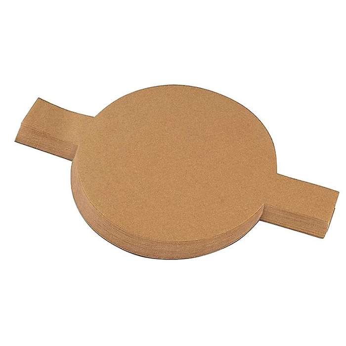 100pcs Precut Circle Cake Pan Liners Round Non-stick Parchment Paper with Lift Tabs for Baking Brow