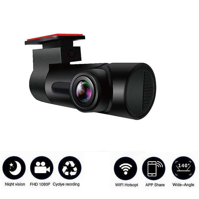 1080P Mobile Phone WIFI Driving Recorder Mini Car Night Vision DV Loop Recording
