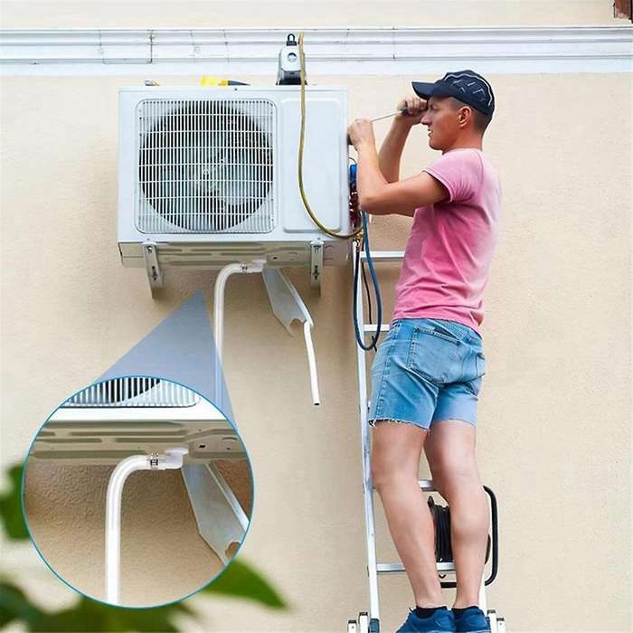 10ft Air Conditioner Drain Hose 3/5 Inch Portable AC Drain Hose Connector Universal Air Conditioner