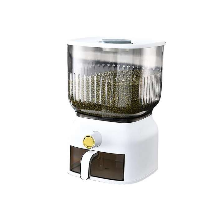 10kg Kitchen Nano Bucket Insect-proof Moisture-proof Sealed Rice Bucket Grain Pet Food Storage Conta