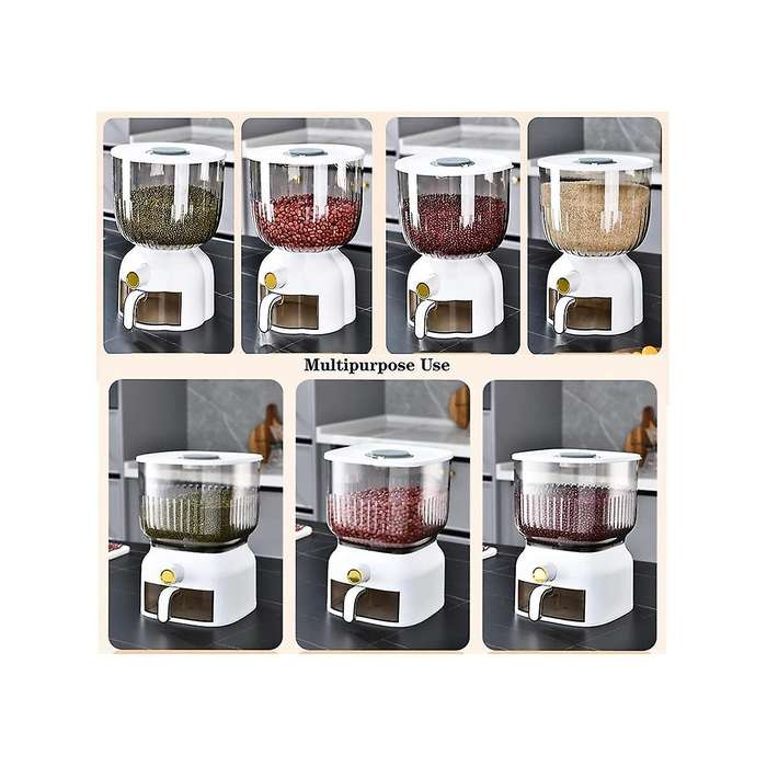 10kg Kitchen Nano Bucket Insect-proof -proof Sealed Rice Bucket Grain Pet Food Storage Container Ri