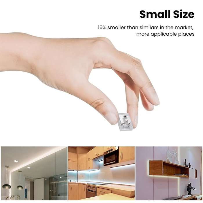 10pc LED Corner Connector with Screw Fixing 24V/5A 2P 8mm L Connector for LED Strip Single Color COB