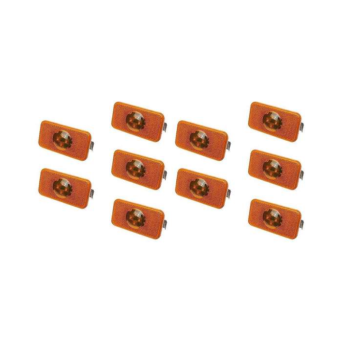 10pcs 24v Car Truck Led Side Marker Light Indicator Lamp 4 Led for Trucks Fm/