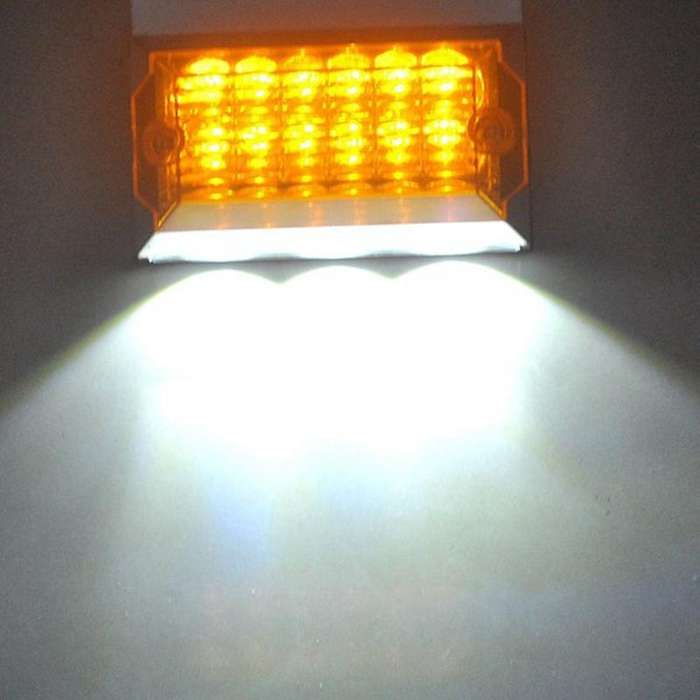 10Pcs 24V 15LED Side Light Indicator Light Suitable for Truck Trailer