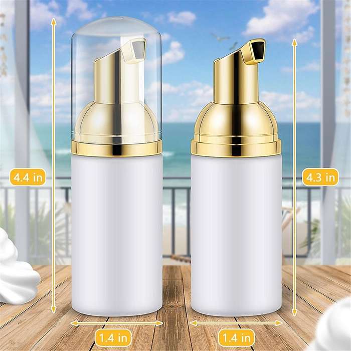 10Pcs 30ML Plastic Foam Bottle Soap Mousses Liquid Dispenser Froth Shampoo Lotion Bottling Face Clea