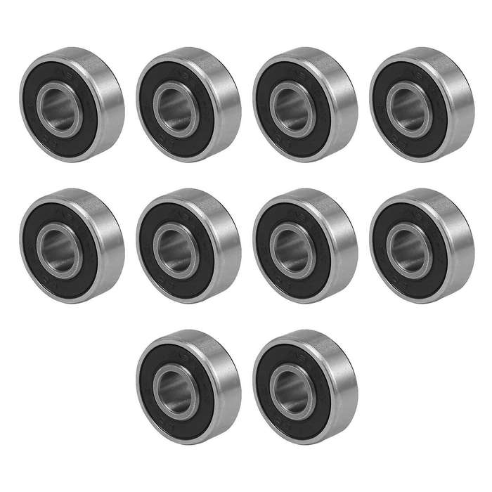10Pcs 608- Longboard Integrated Bearing Skateboard Wheel Bearing Inline Roller Skate Bearing 8X22X1
