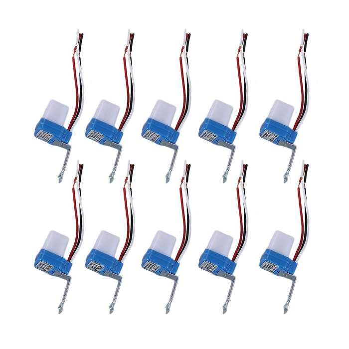 10pcs Auto On Off Photocell Street Light Photoswitch Sensor Switch Ac/dc 12v 10a