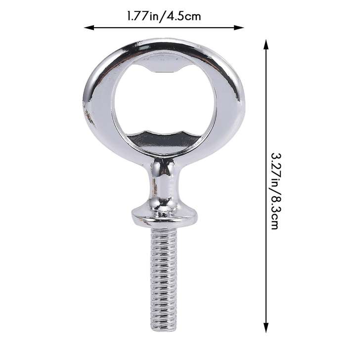 10Pcs Bottle Opener Blanks Stainless Steel Bottle Opener Inserts Kit