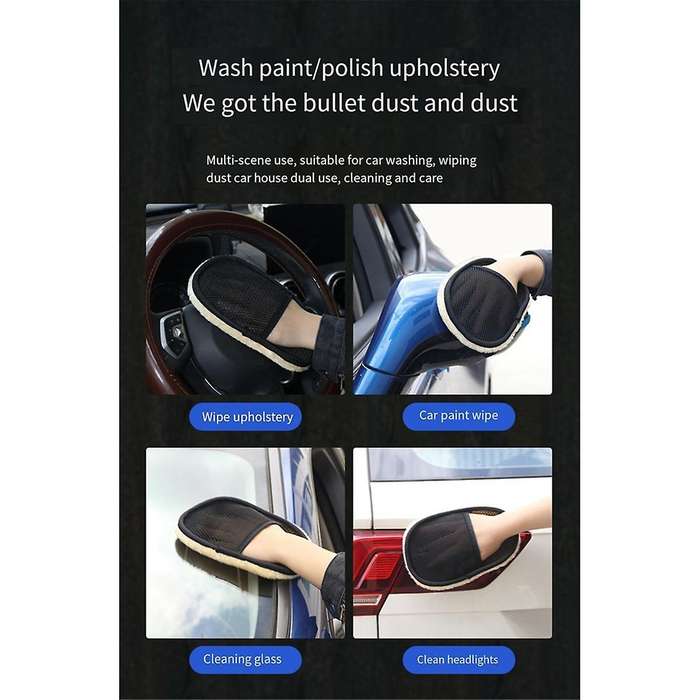 10Pcs Car Cleaning Sponge Glove Polishing Washing Car Washing Supplies for Automotive Kitchen Homes