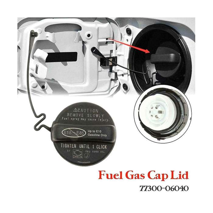 10pcs Car Fuel Tank Gas Cap Cover for Gs Is 77300-52030,77300-52040