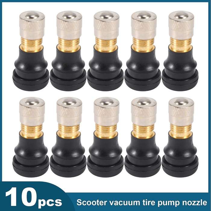 10pcs Electric Scooter Tubeless Tire Vacuum Valve Wheel Valve for Electric