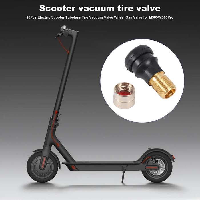 10pcs Electric Scooter Tubeless Tire Vacuum Valve Wheel Valve for Electric