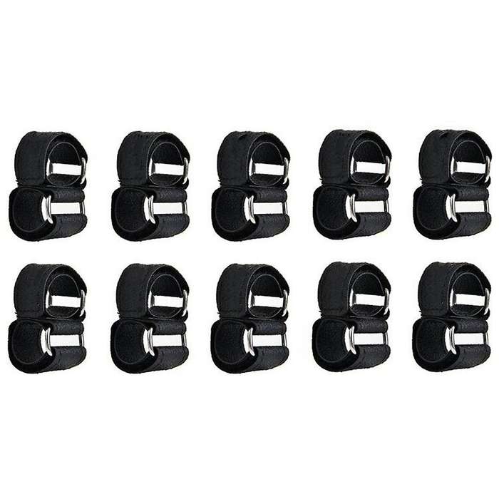 10PCS Fishing Car Organizer Rod Holder Belt for Vehicle Clothes Bar DIY Rod Carrier