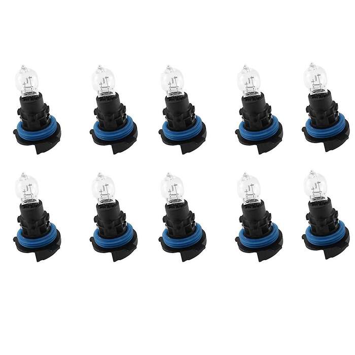 10Pcs Front Daytime Running Light Bulb with Base for 3008 5008 C5 12V 24W 6216F6 89072904 PH24W