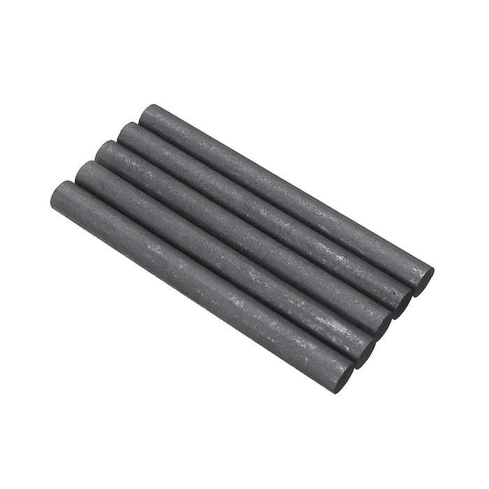 10pcs Graphite Rods High Temperature Graphite Electrode Cylinder Rods 100mm for Industry Tools 10x1