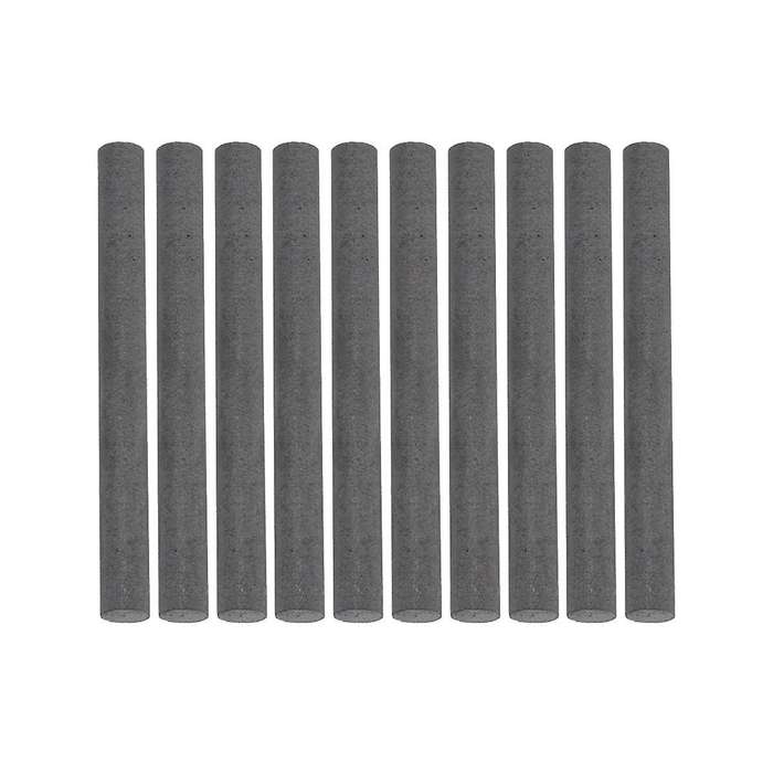 10pcs Graphite Rods High Temperature Graphite Electrode Cylinder Rods 100mm for Industry Tools 10x1