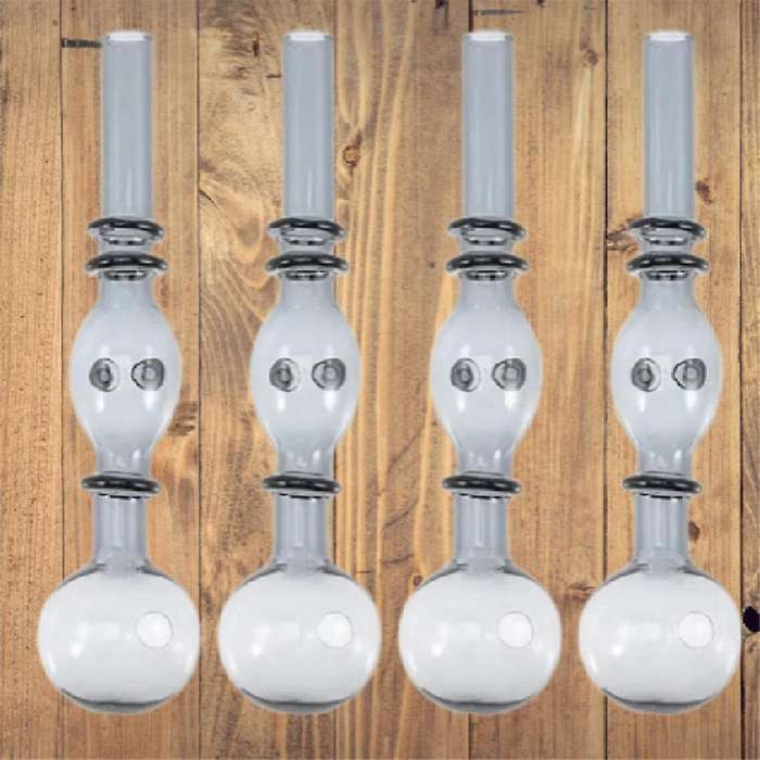 10pcs Glass Oil Lamp Burners High Borosilicate Lamp Burners Oil Burner Glass Pipe Heat Resistant Gla