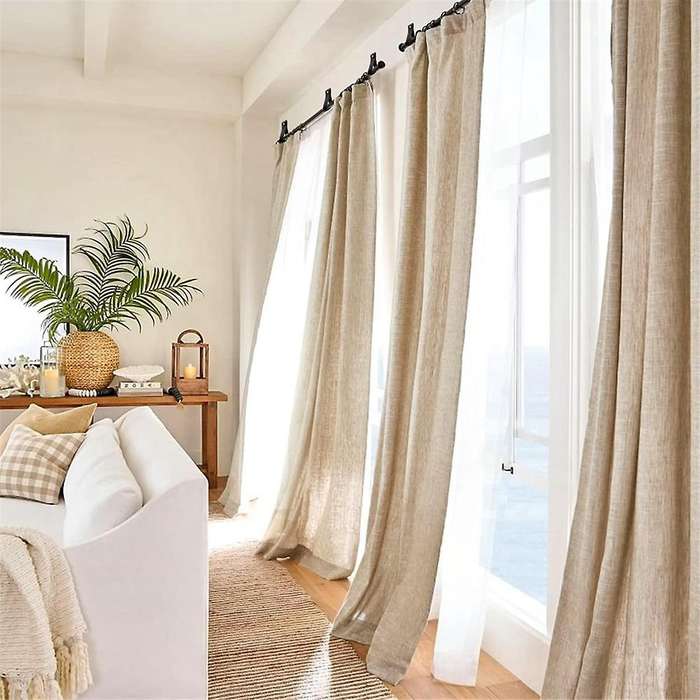 10pcs Leather Curtain Rod Holder,leather Curtain Rod Bracket,pu Leather Loop Strap for Wood Curtain