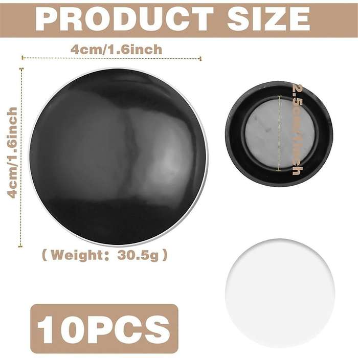 10pcs Magnetic Shower Curtain Weights, Prevent Outdoor Curtain From Blowing Around, Great for Draper