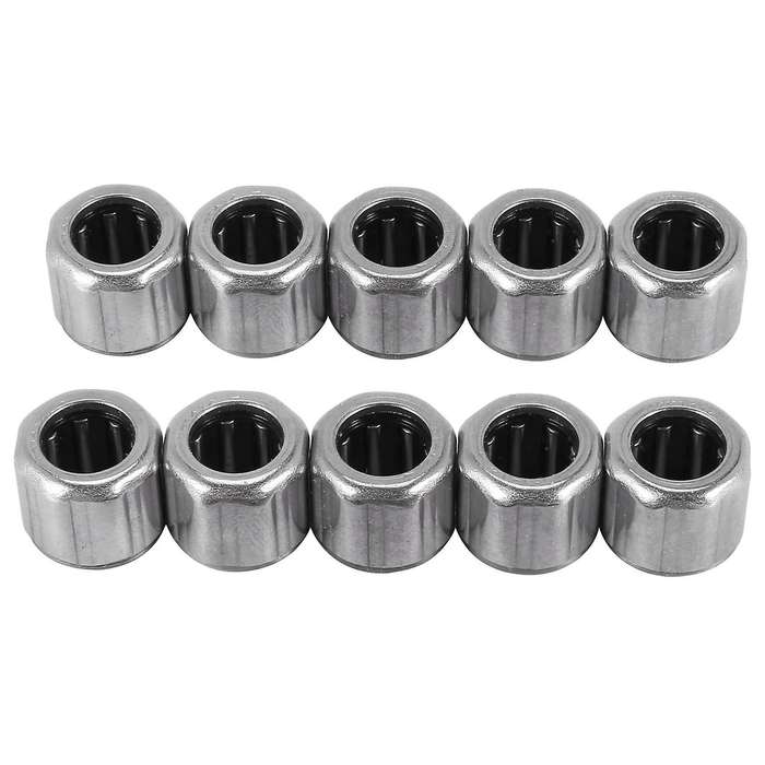 10Pcs Needle Bearing HF081412 Outer Ring Octagon One-Way Needle Roller Bearing 8X14X12mm for Manufac
