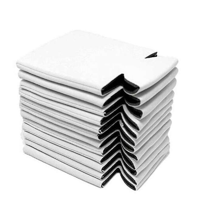 10PCS Neoprene Beer Can Cooler Drink Cup Bottle Sleeve Insulator Wrap Cover New White