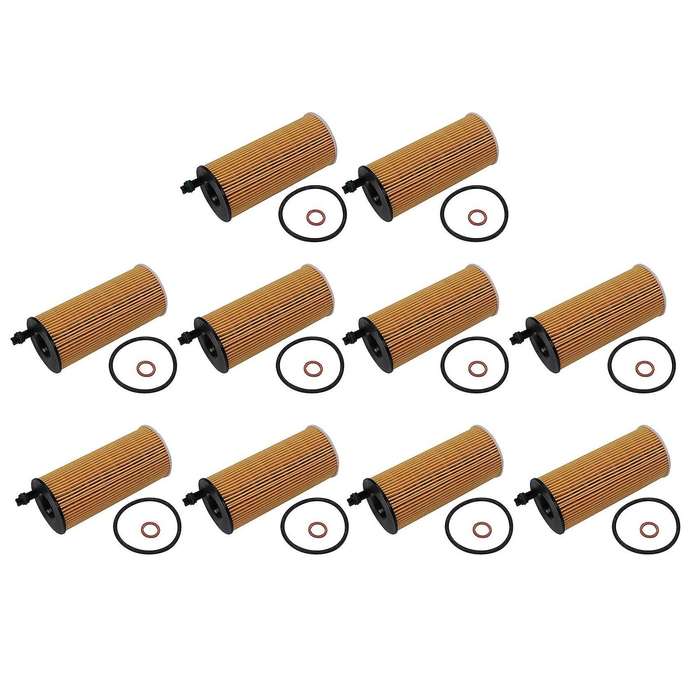10Pcs Oil Filter for F20 F30 F18 E84 X1 X3 X4 X5 X6 for MINI R56 / R60 /R57 11428507683 PH73