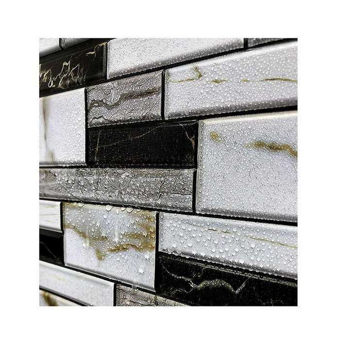 10pcs Self Adhesive Tile Wall Sticker Home Decor Pvc Sticker Covers for Kitchen Cupboard Bathroom Wa