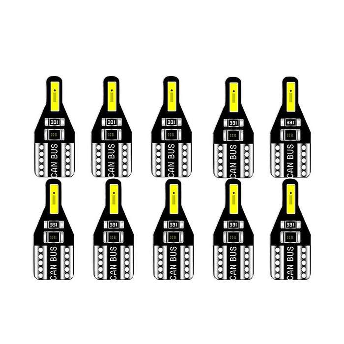 10pcs T10 W5w Led Car Interior Bulb Light for Avensis Opel Mokka Focus 2 3 Fiesta 12v