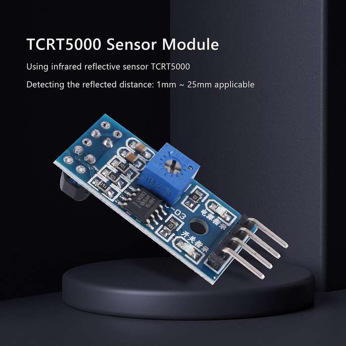 10PCS TCRT5000 Infrared Reflective Sensor Module IR Track Photoelectric Switch for Smart Car Robot