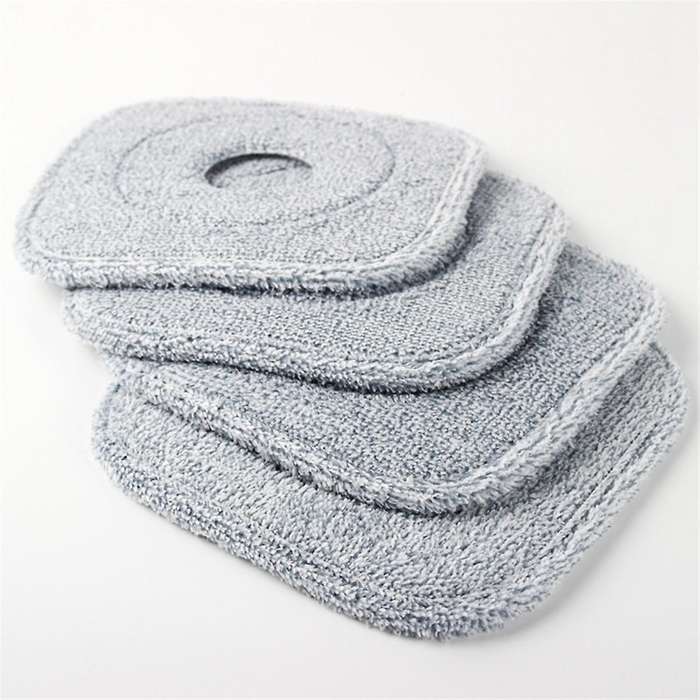 10Pcs Washable Mop Cloth for Mop Squeeze Mop Automatic Separation Rotating Cleaning Floors Mop Pads