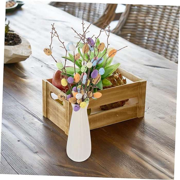 10-Piece Easter Egg Branches, Easter Party Centerpieces, Artificial Plant Easter Eggs