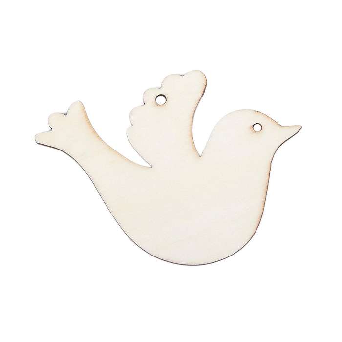 10pcs/set Wooden Dove for Wedding Wish Tree Or Christmas Decoration Ornament
