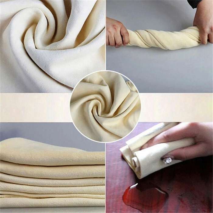 10x Irregular Leaning Cloth Car Washing Towel Water Absorbent Rag Car Cleaning Clean Towels 40x60cm