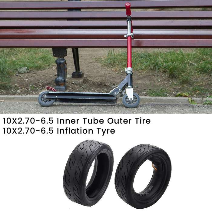 10X2.70-6.5 Inner Tube Outer Tire 10X2.70-6.5 Inflation Tyre for Electric Scooter Accessories